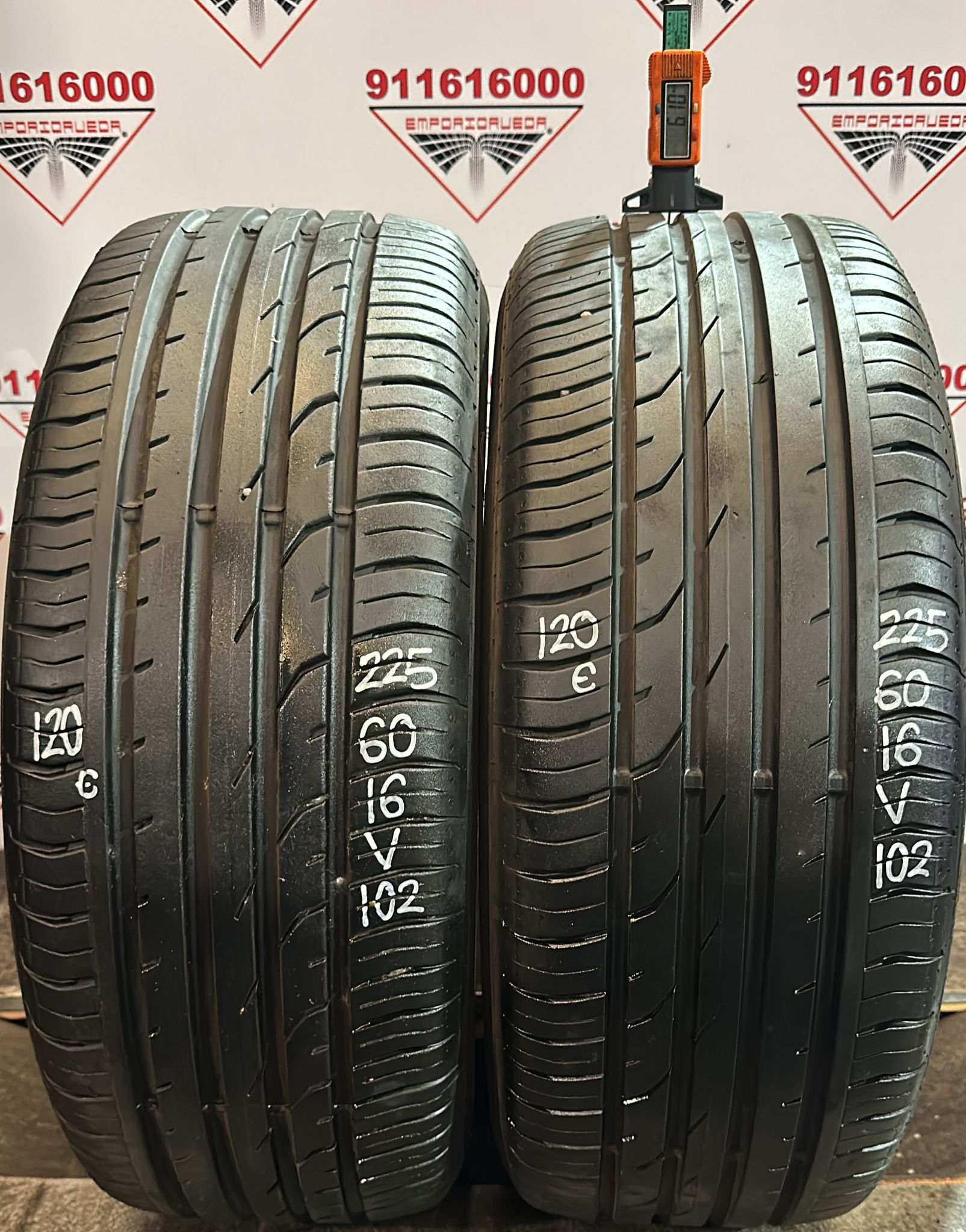 CONTINENTAL CONTIPREMIUMCONTACT 2 USADO  225/60 R16 102 V